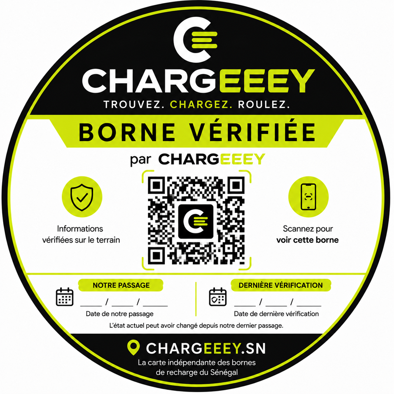 Borne vérifiée par CHARGEEEY